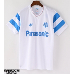 Marseille 1990 Retro Domácí Dres Krátký Rukáv Marseille 1990 Retro Domácí Dres Krátký Rukáv